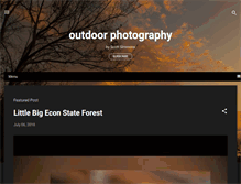 Tablet Screenshot of learnoutdoorphotography.com